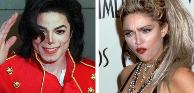 Michael Jackson and Madonna